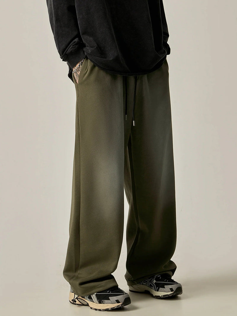 Silky Wide-Leg Drawstring Lounge Pants