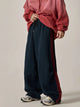 Side-Stripe Wide-Leg Track Pants