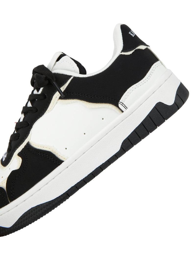 High Street Black And White Board Casual Shoes