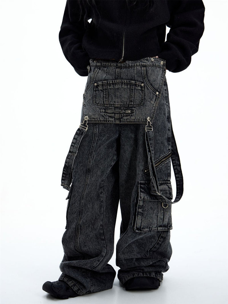 Unisex Denim Jeans Overall - chiclara