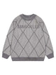 Mohair Diamond Grid Sweater