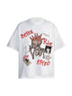 Street Fun Skeleton Graffiti T-shirt