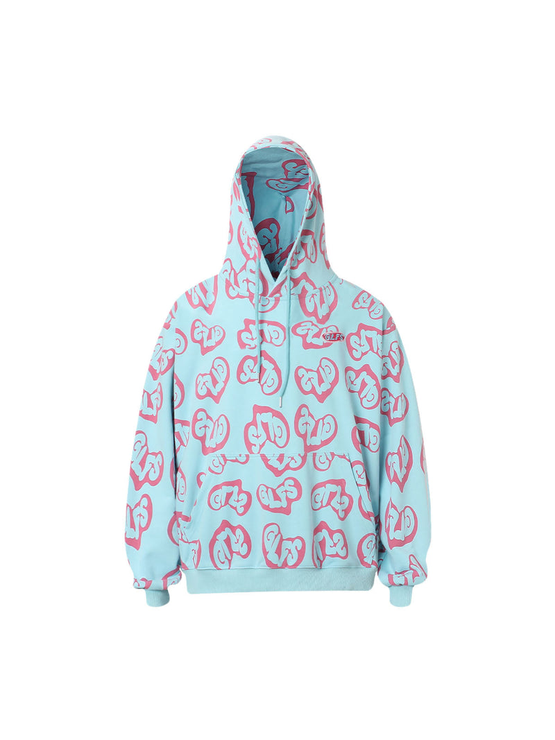 Towel Embroidered Pullover Hoodie