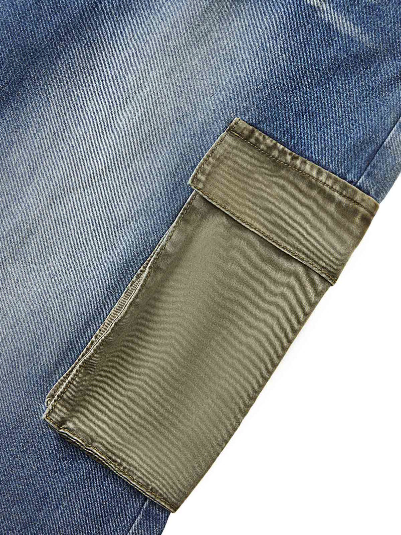 Homemade Large Pocket Cargo Jeans