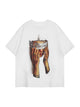 American Tide Loose Print Round Neck T-shirt