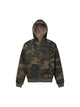 Camouflage Fleece Hooded  Jacket