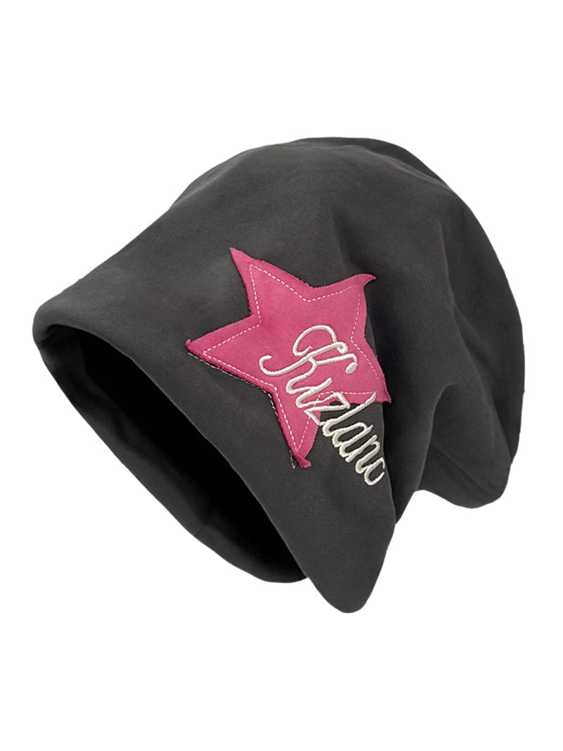 Star Embroidered Wrap Hat