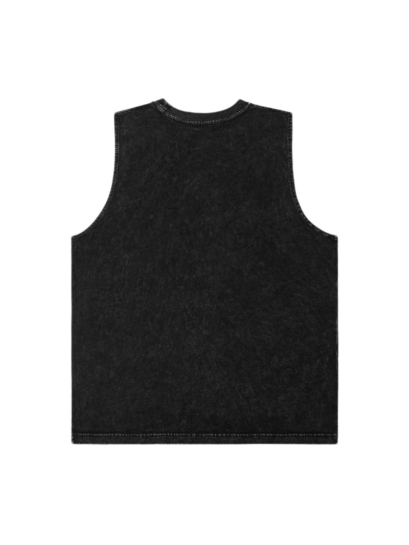 High Street Hip Hop Print Vest