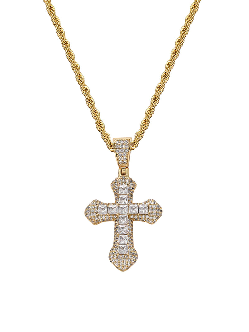 Corss Full Diamond Necklace