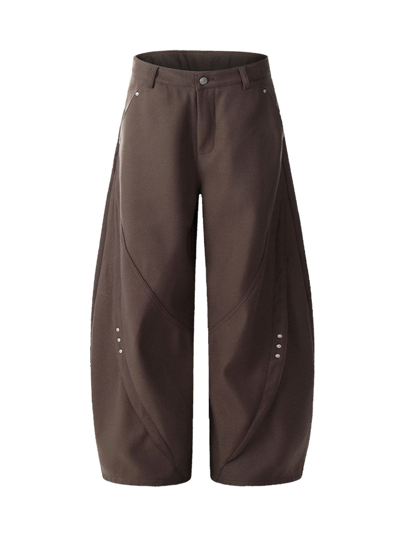 Retro Unisex Barrel Baggy Pants