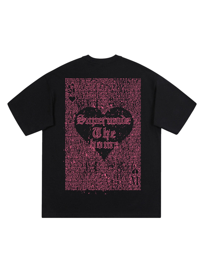 Valentine's Day Graffiti Poker T-shirt