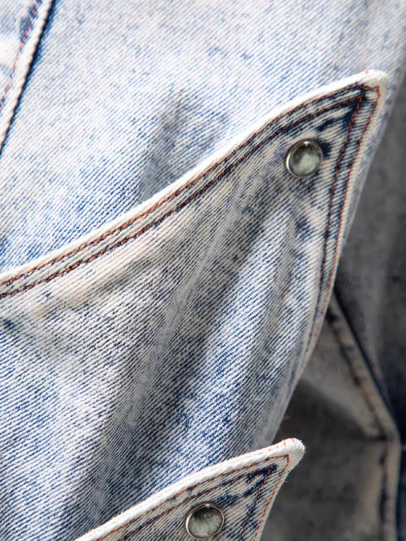 High Street Deconstructed Washed Jeans