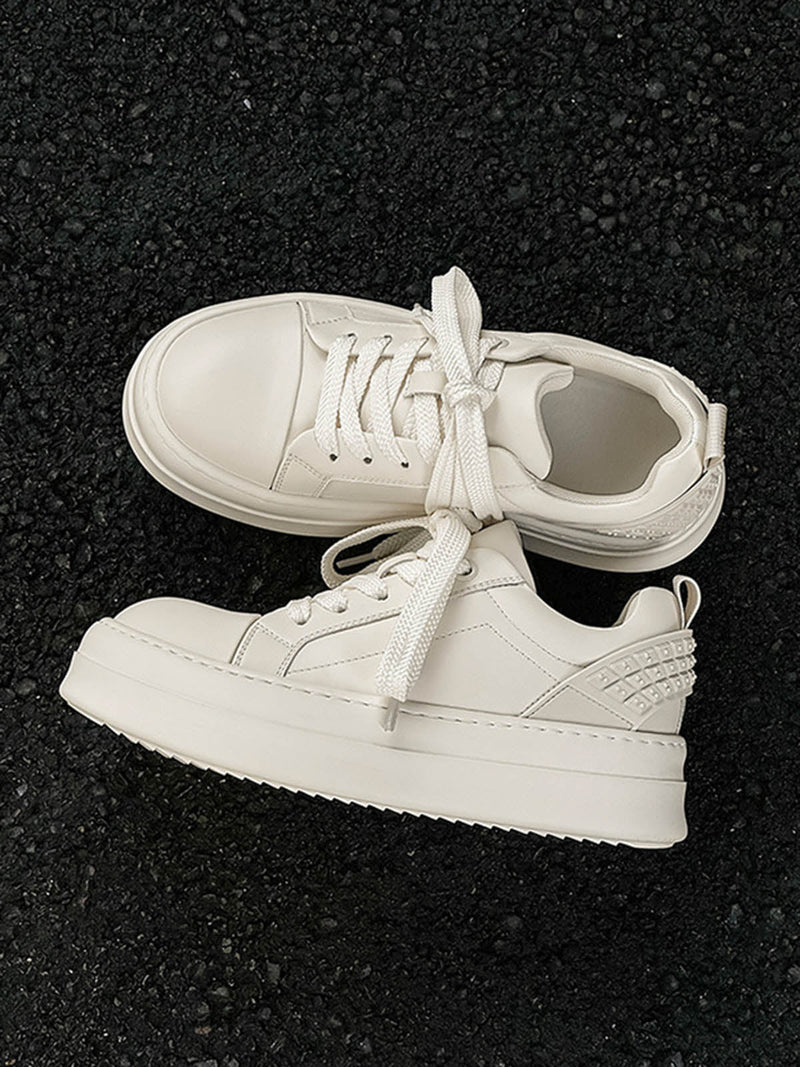 Cut Square Platform Sneakers