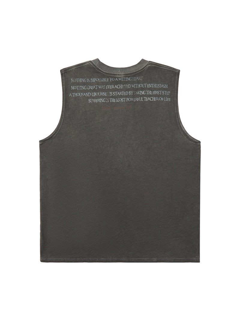 Heavy Worker Washed And Broken Retro Font VEST