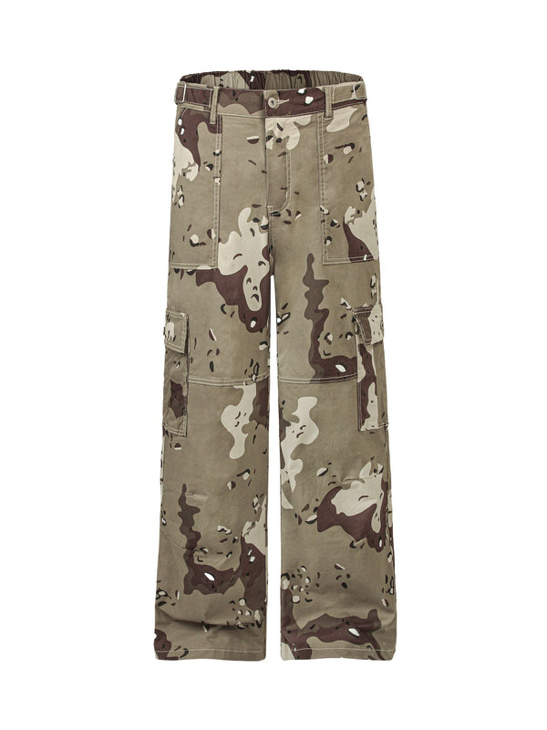 Multi-pocket Cargo Camouflage Pants