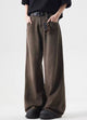 Vintage Wide-Leg Brown Jeans - chiclara