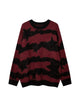 Mohair Star Striped Sweater