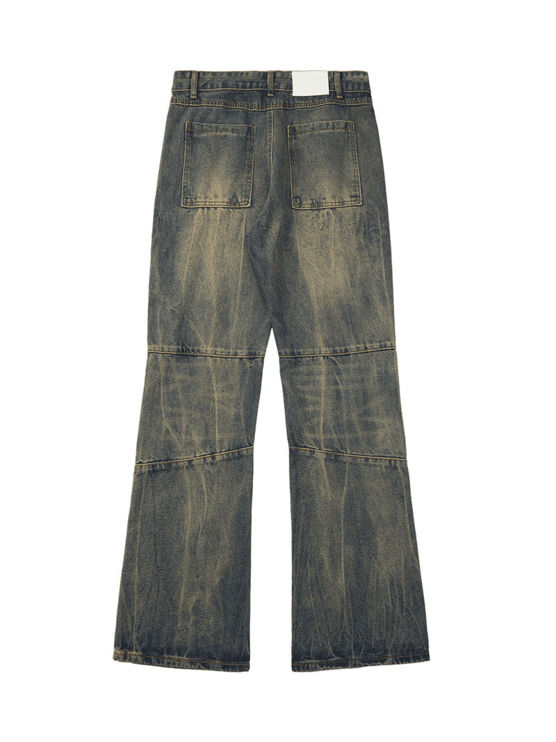 High Street Washed Distressed Jeans