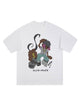 Hip Hop Cartoon Character Print T-shirt