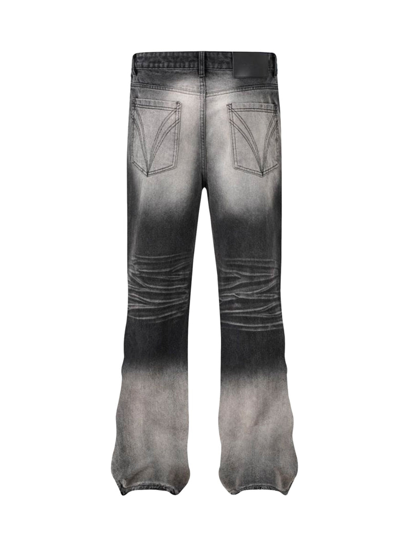 High Street Hip Hop Distressed Washed Jeans