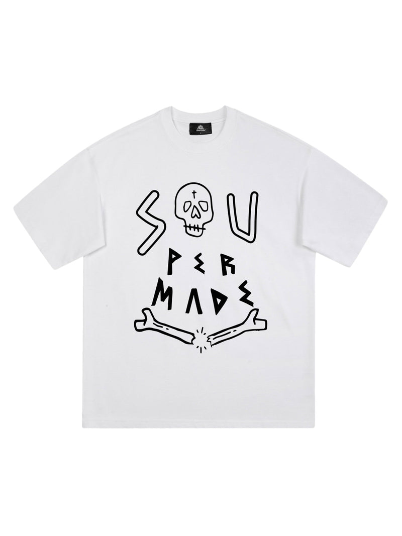 Skull Print T-shirt