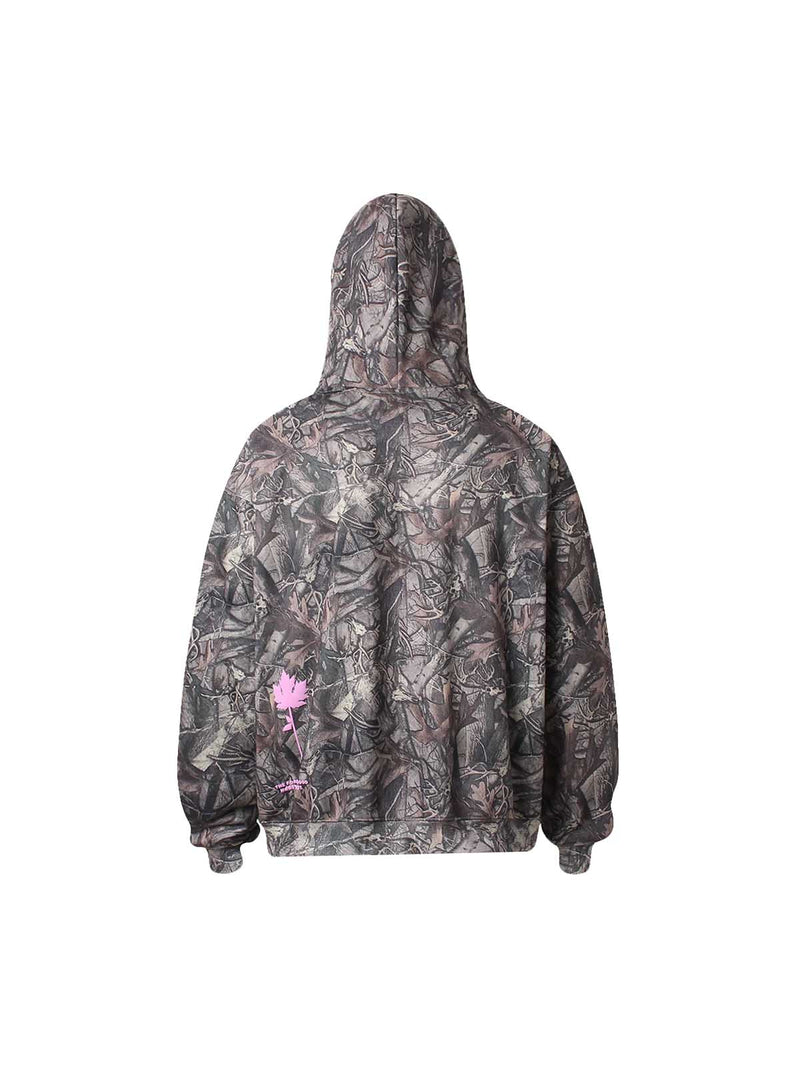 Camouflage Foam Letter Hoodie