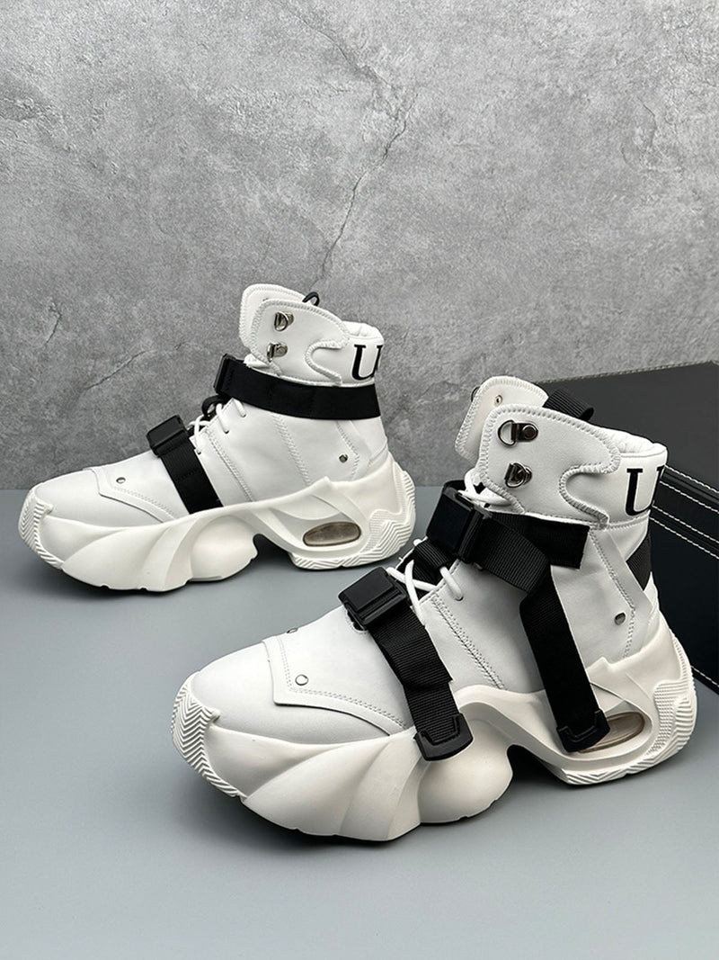 Dual-Strap Stealth Runner Boots