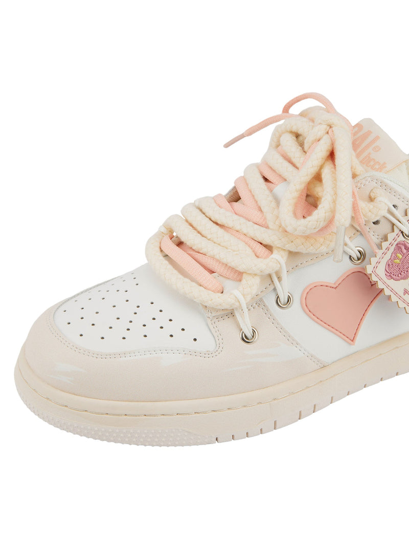 Versatile Rose Stamp Print Board Casual Shoes