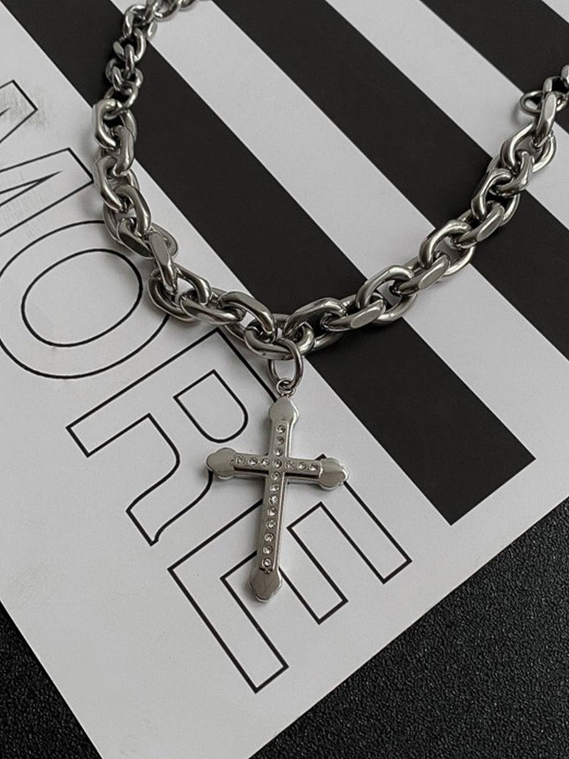 Black Cross Necklace