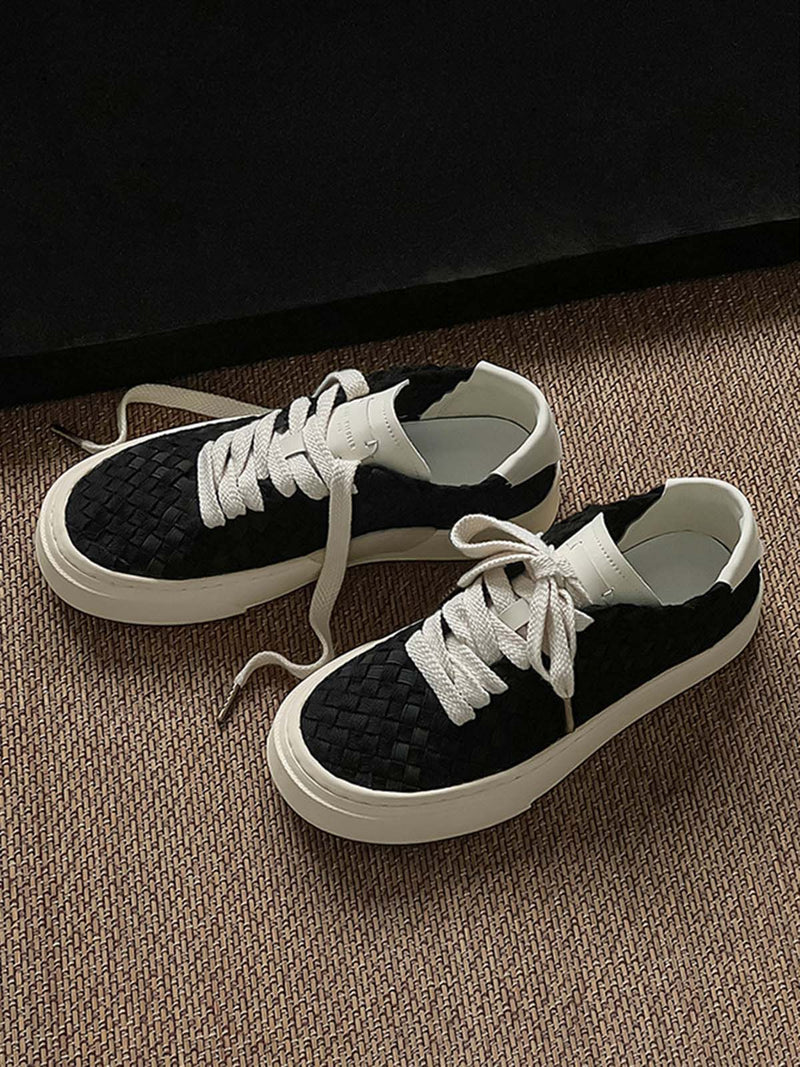 Woven Breathable Canvas Sneakers