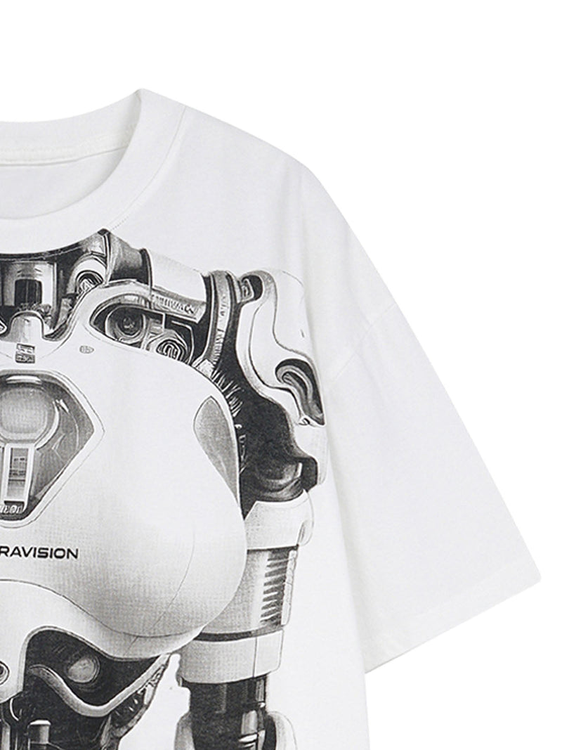 Street Robot Cyberpunk T-shirt