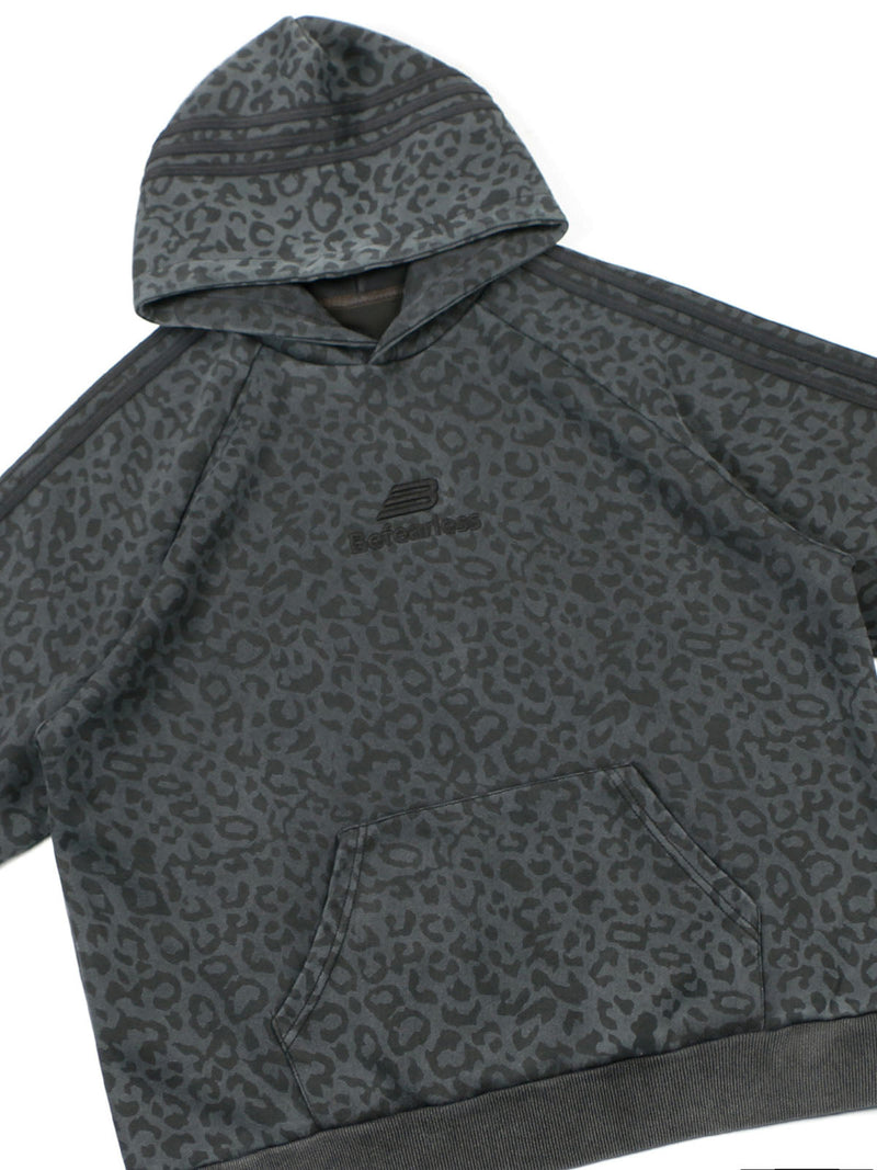 Cheetah Embroidered Pullover Hoodie