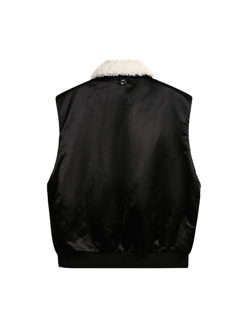 Reversible Wear Sherpa Vest