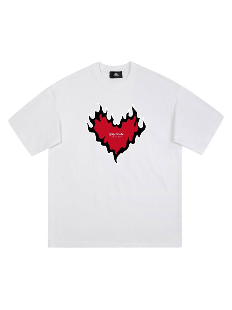 Heart Print T-shirt