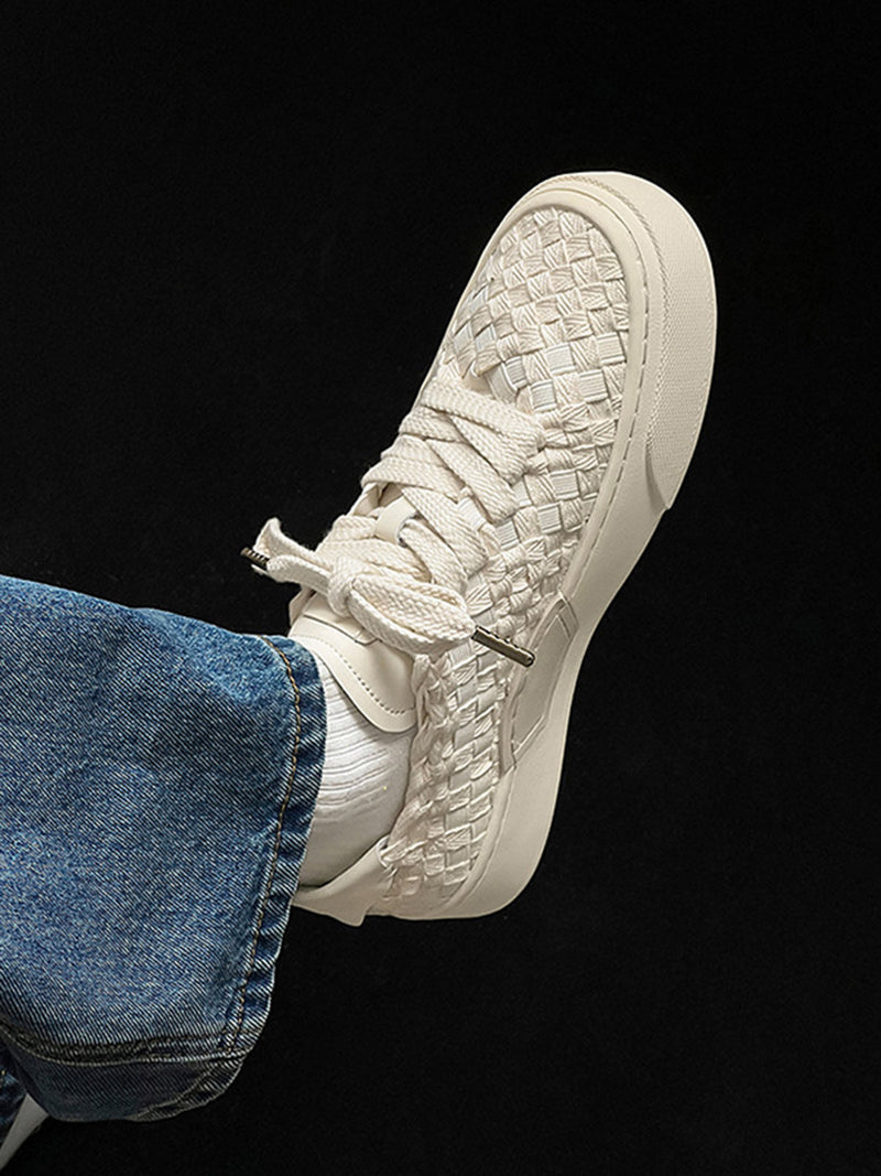 Woven Breathable Canvas Sneakers